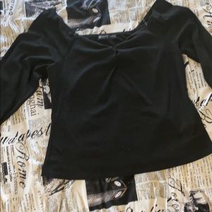 Cute simple black blouse